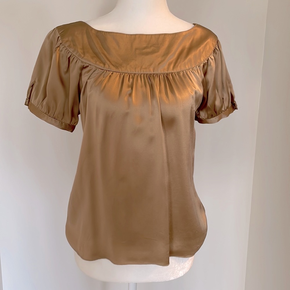 Sanctuary Gold Blouse XS